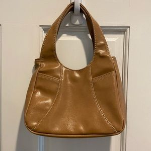 Tan mini hand bag